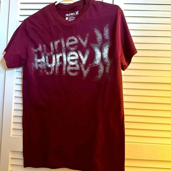 Hurley Other - *Final Price* Hurley Maroon NWOT T-Shirt Cotton Small Simple Tee